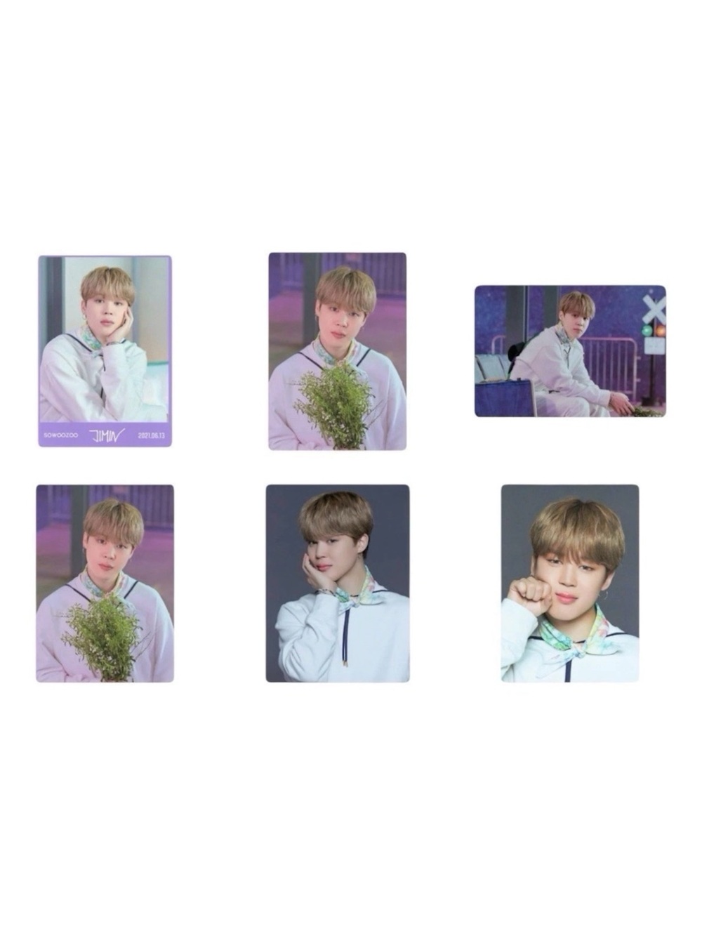 BTS 2021 MUSTER SOWOOZOO MINI PHOTO CARD JIMIN SET (6 IN TOTAL)